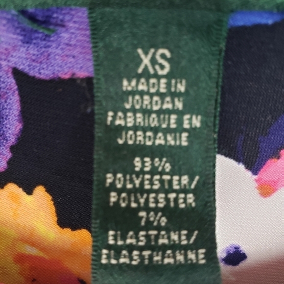 Lauren Ralph Lauren Multicolored Floral Dress Sz XS - Picture 9 of 9